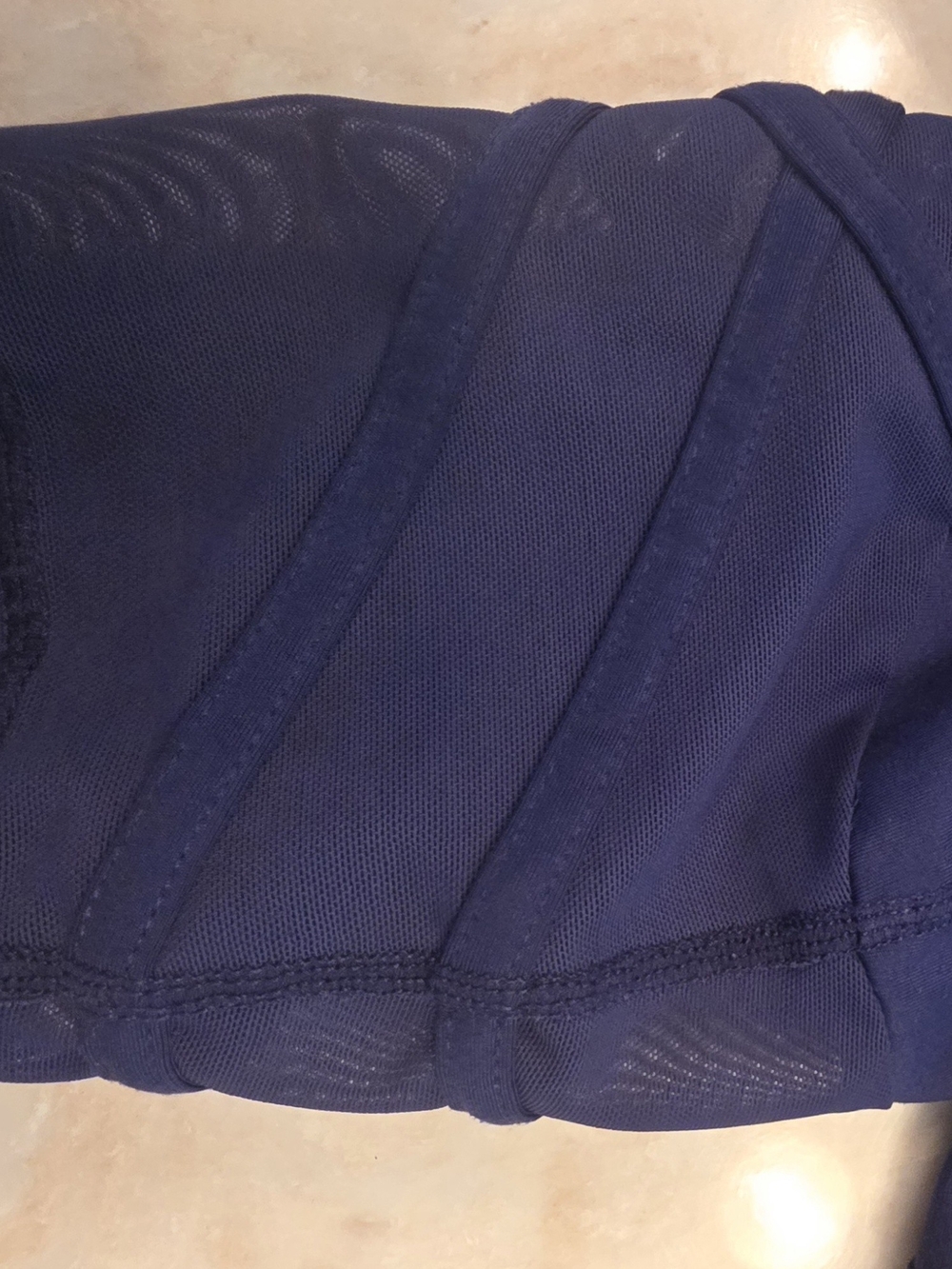 Lilly Pulitzer Navy Capri Leggings with Side Pocket - Picture 6 of 6